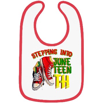 Discover Stepping into Juneteenth Freedom Black History Bibs