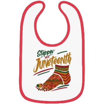 Discover Stepping into juneteenth 1865 independence day Bibs