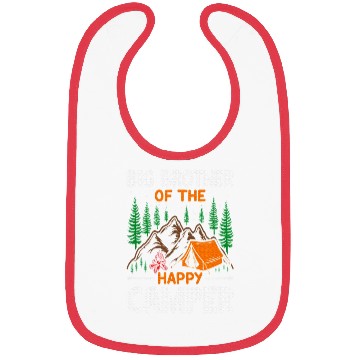 Discover Big Brother of The Happy Camper Hiking Lover Bibs