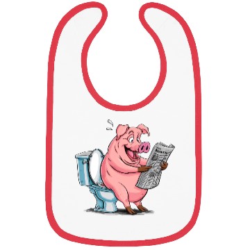Discover Piggy Break: Reading Time Bibs