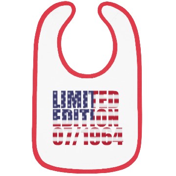 Discover 60th birthday Limited Edition USA 07/1964 Bibs
