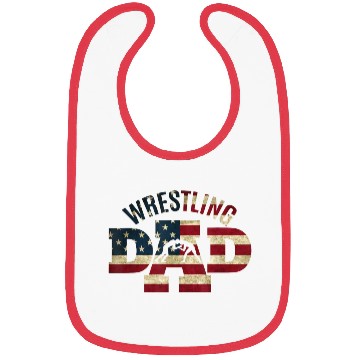 Discover Wrestling Dad Gifts American Bibs