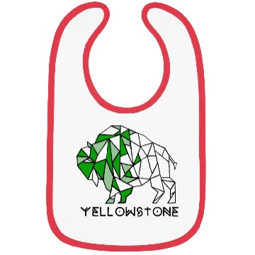 Discover Bright Green YStone Bison Bibs