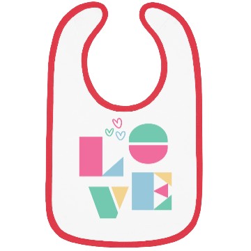 Discover Pastel Love Bibs