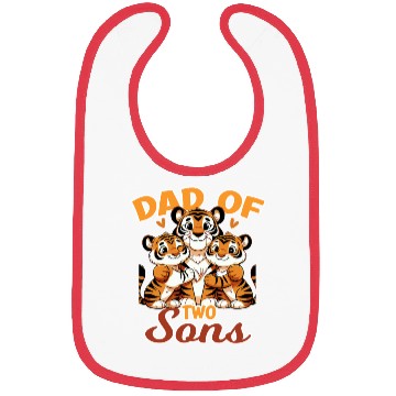 Discover Strong Tiger with Tiger Kid for a Dad Bibs