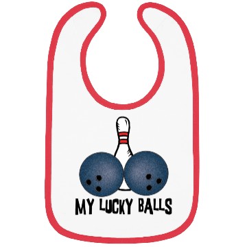 Discover Bowling My Lucky Balls Bibs