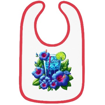 Discover Blue hibiscus tea Bibs