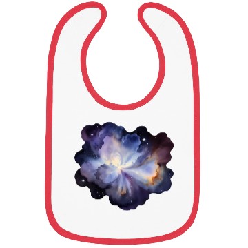 Discover Stellar Watercolor - Supernova Celestial Eruption Bibs