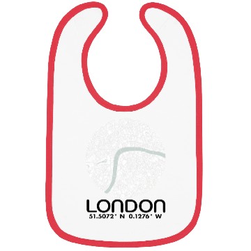Discover London Map with GPS location Bibs