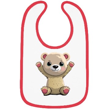 Discover Cute Cub Bear Drawing Bibs