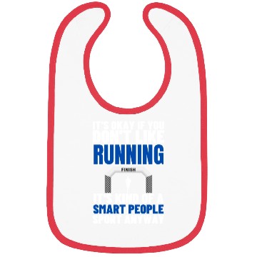 Discover Running Is For Smart People Funny Marathon Bibs