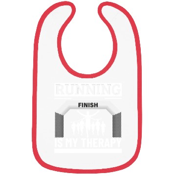 Discover Running Is My Therapy Funny Marathon Bibs