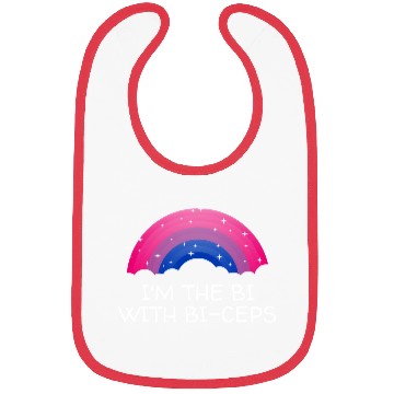 Discover Im the Bi with Biceps Bisexual LGBTQ Bi Pride LGBT Bibs