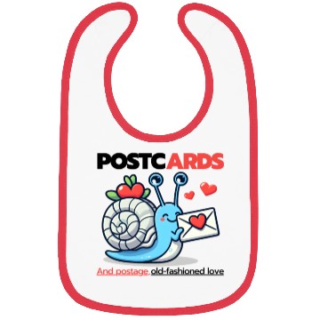 Discover Postcards and postage old-fashioned love Bibs