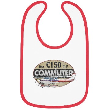 Discover C 150 Commuter Airplane Vintage Bibs