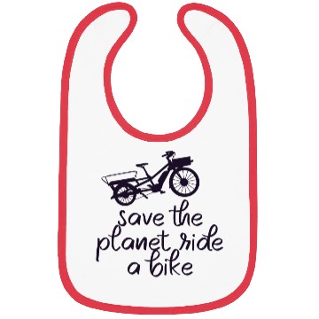 Discover Save The Planet Cargo Bicycle Cargobike Bibs