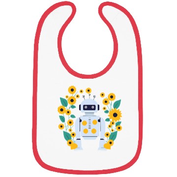 Discover Spring robot Bibs