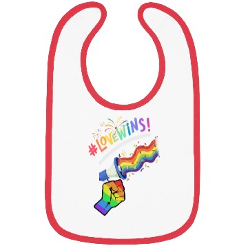 Discover Love is Lov | Pride Month | Love Wins Bibs