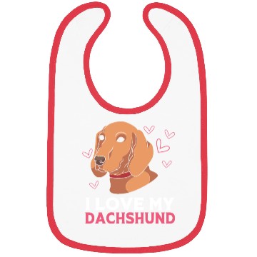 Discover Pet Lover Wirehaired Dachshund Dog Bibs