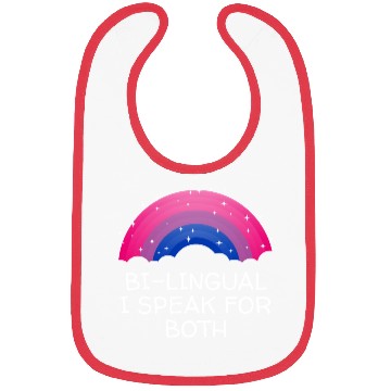 Discover Bilingual I Speak for Both Bisexual Pride Month Bi Bibs