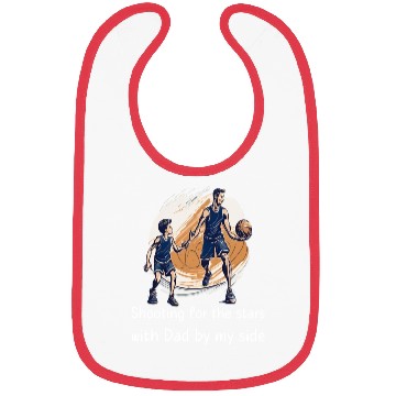 Discover Basketball with Dad Bibs
