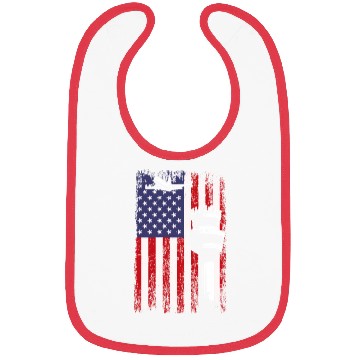 Discover American Flag US, air traffic controller Bibs