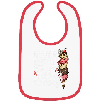 Discover Ice Cream Lover Sweet Tooth Dessert Lover Bibs