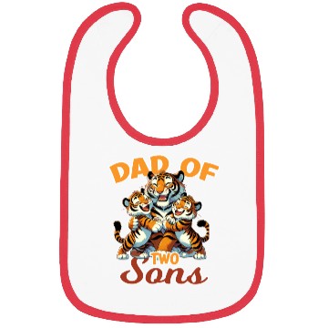 Discover Strong Tiger with Tiger Kid for a Dad Bibs