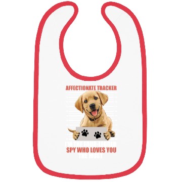 Discover Labrador AFFECTIONATE TRACKER Four Legged Spy Bibs