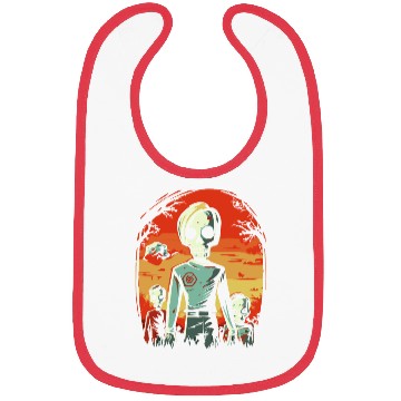 Discover Zombie Ghoul Friends Bibs