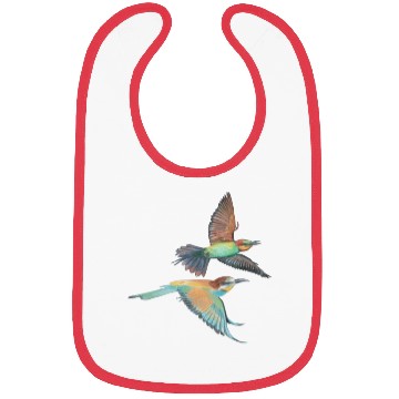 Discover Merops apiaster, Brightly Colored, Acrobatic Birds Bibs