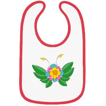 Discover Flower or Butterfly Bibs