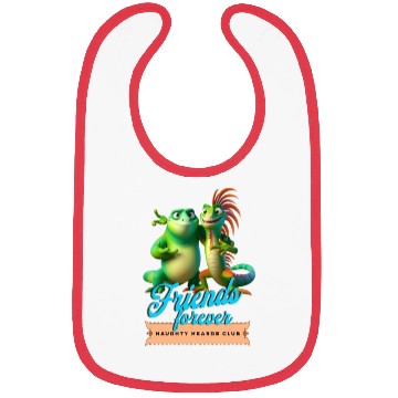 Discover lizard friends Bibs