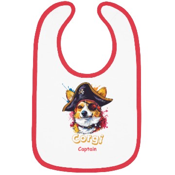 Discover Captain Corgi Bibs