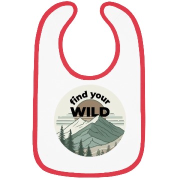 Discover Find Your Wild Bibs
