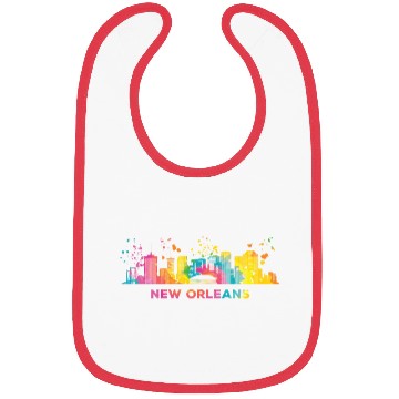 Discover New Orleanian Skyline New Orleans Bibs