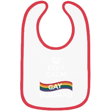 Discover Keep Calm I'm The Gay Husband Wife Dad LGBT Pride Bibs