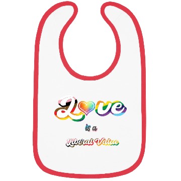 Discover Love is Liberal Value Bibs