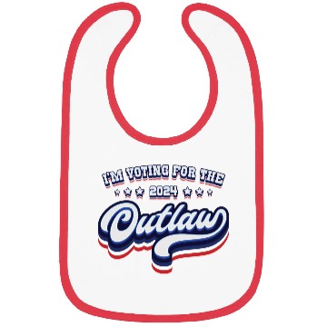 Discover I'm Voting For The Outlaw - Elections 2024 Bibs
