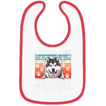Discover Dog Clothing Alaskan Malamute Premium Bibs