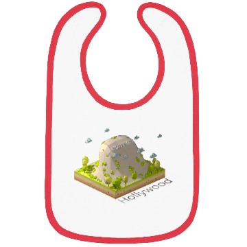 Discover Geometric low poly Hollywood symbol Bibs