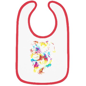 Discover Splash Color Irish Wolfhound Dog Face Bibs