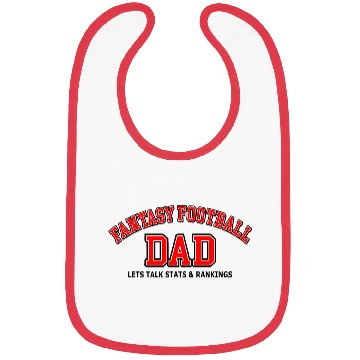Discover FANTASY FOOTBALL DAD Bibs