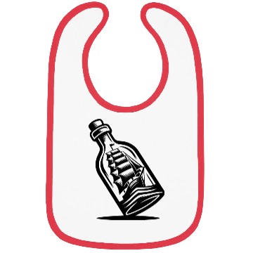Discover Ship In A Bottle With Set Sails Bibs