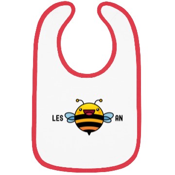 Discover Les Bee An - Proud to be Lesbian - LGBTQ Support, Bibs