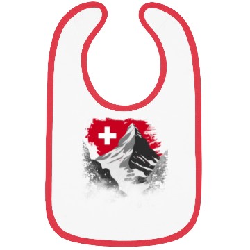 Discover Vacation Skiing, Hiking, Mountain Switzerland Bibs