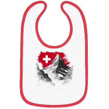 Discover Vacation Skiing, Hiking, Mountain Switzerland Bibs