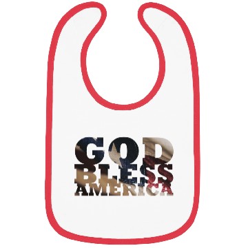 Discover God Bless America Bibs