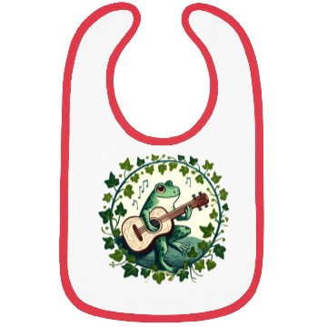 Discover Guitar Frog Bibs