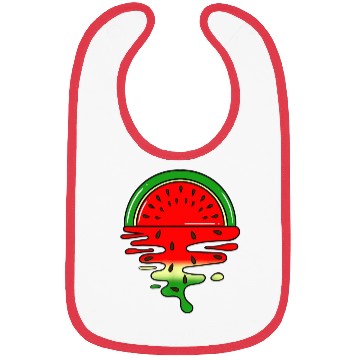 Discover Watermelon Sunset Summer Fruit Lover Bibs